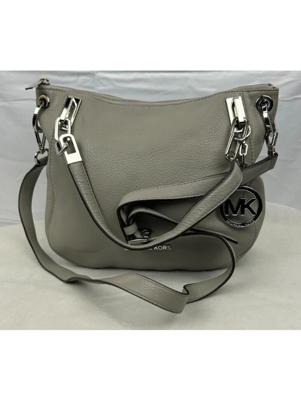 Michael Kors Grey Detachable Strap Shoulder/handbag